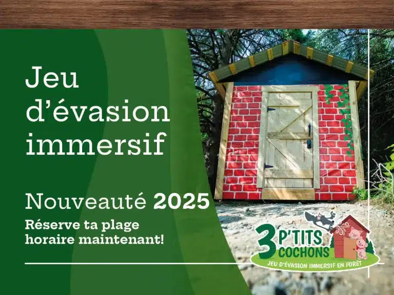 Jeu d'évasion immersif les 3 p'tits cochons